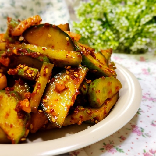 Recipe Idea: Quick Korean Cucumber Pickles (Oi Muchim)